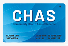 Blue CHAS Card